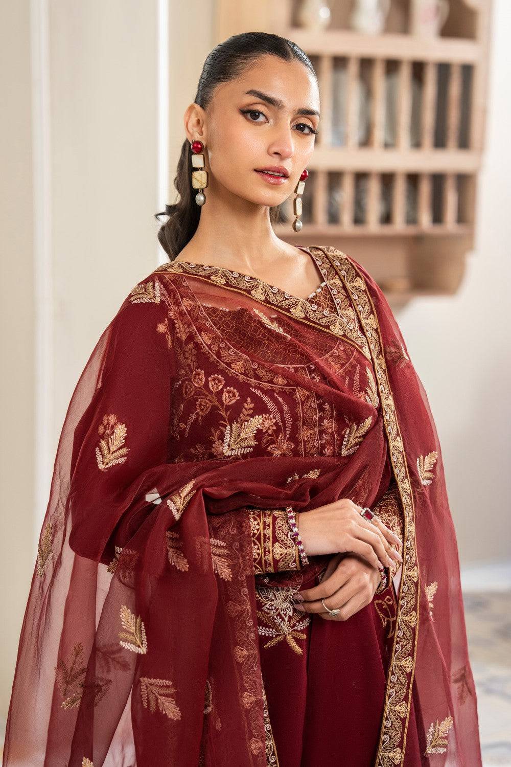 Maryum N Maria | Luxury Lawn 25 | ALAA - MS50125 by Maria Faisal - Registered Vendor of : Maryum N Maria - type : Ladies Clothes - 100% original wedding dresses