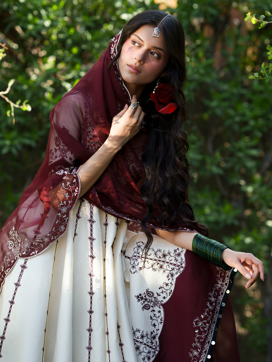 Bin Ilyas | Mausam Summer 26 | 501 - Luxury Dress - available at Maria Faisal in UK and USA.