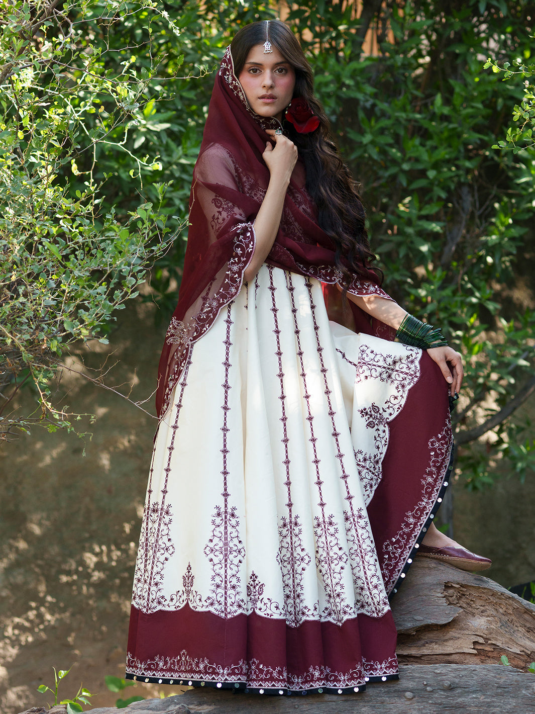 Bin Ilyas | Mausam Summer 26 | 501 - Luxury Dress - available at Maria Faisal in UK and USA.