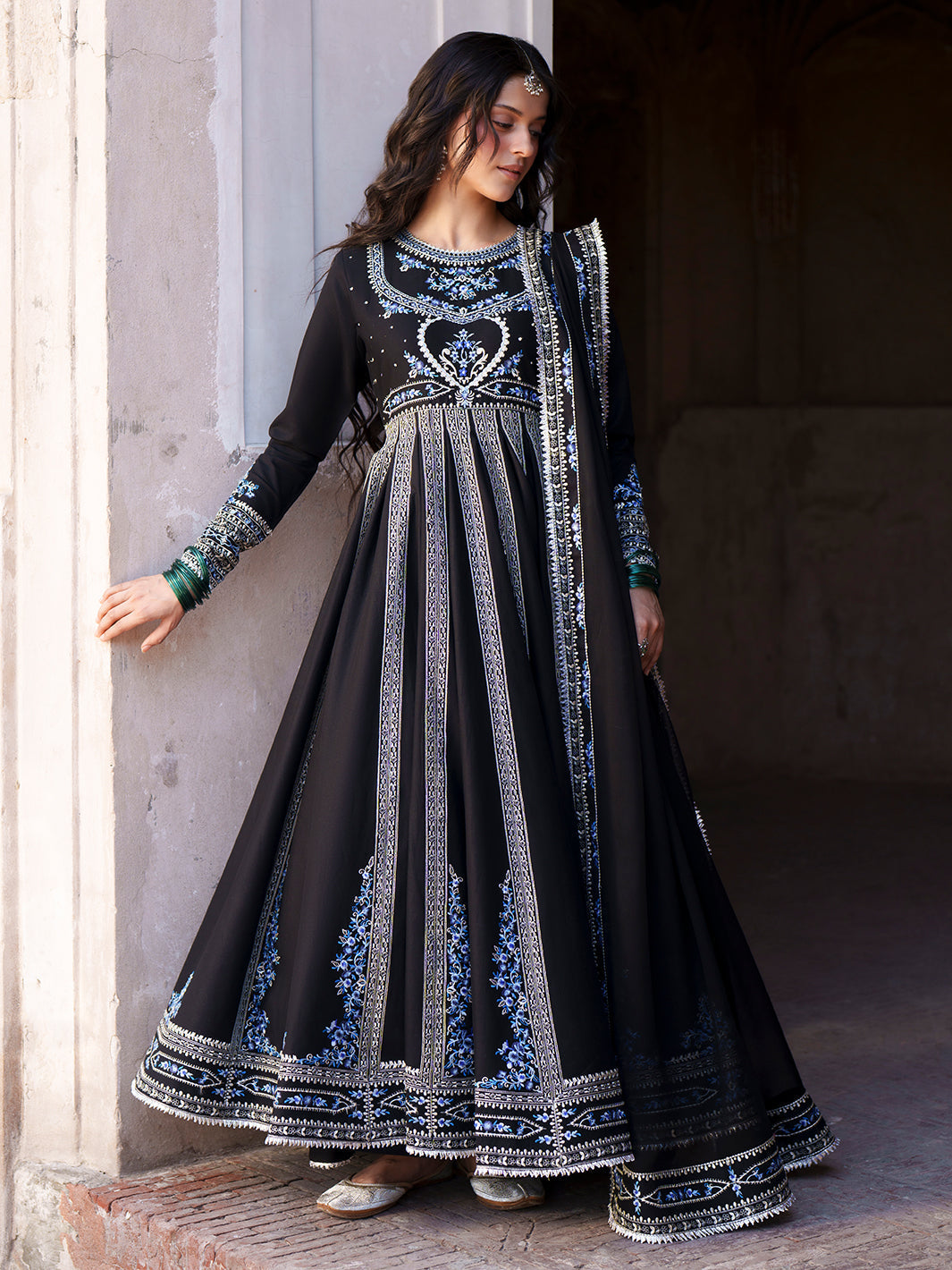 Bin Ilyas | Mausam Summer 26 |502 - Luxury Dress - available at Maria Faisal in UK and USA.