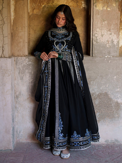 Bin Ilyas | Mausam Summer 26 |502 - Luxury Dress - available at Maria Faisal in UK and USA.