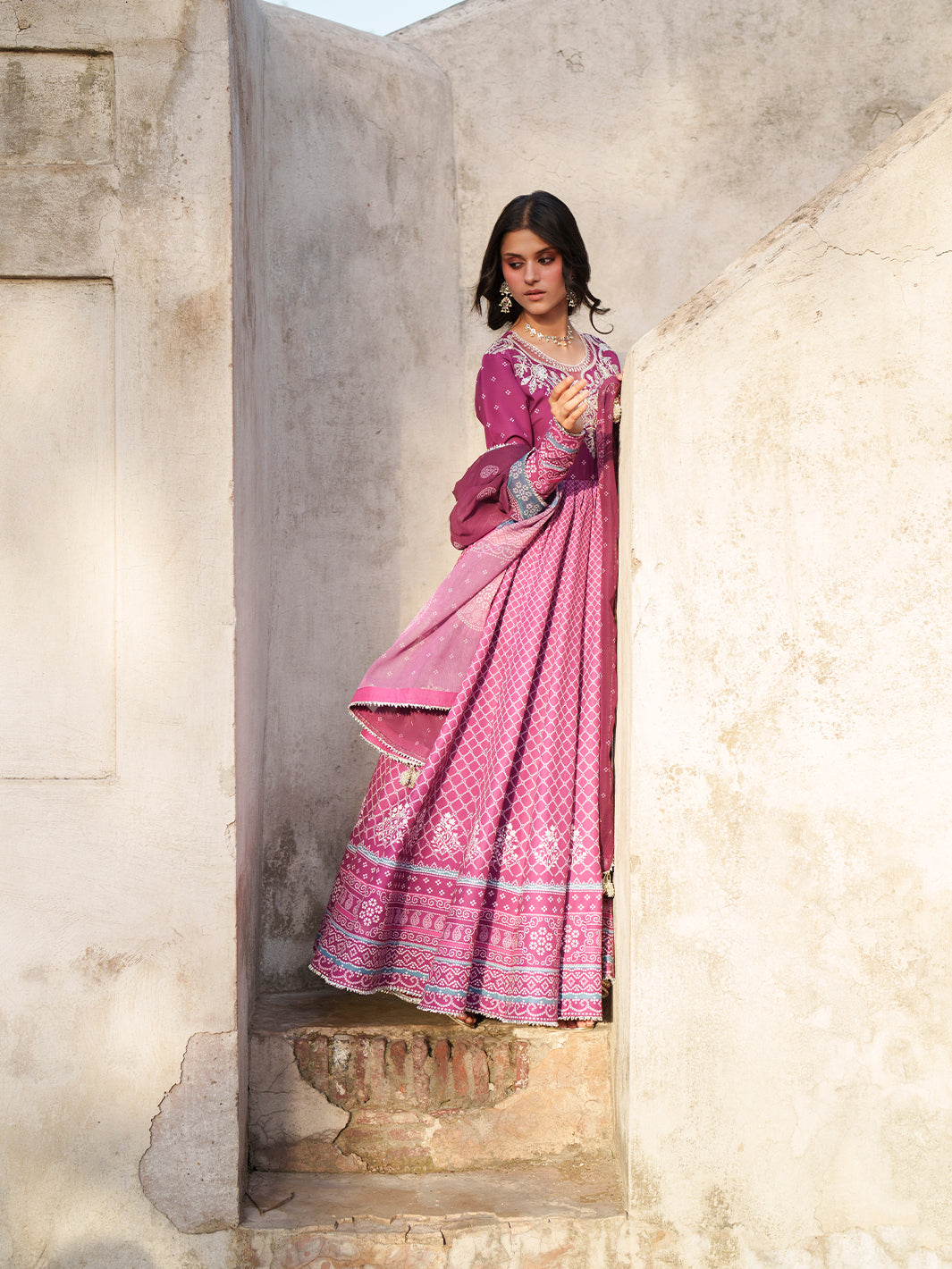 Bin Ilyas | Mausam Summer 26 | 504-A - Luxury Dress - available at Maria Faisal in UK and USA.