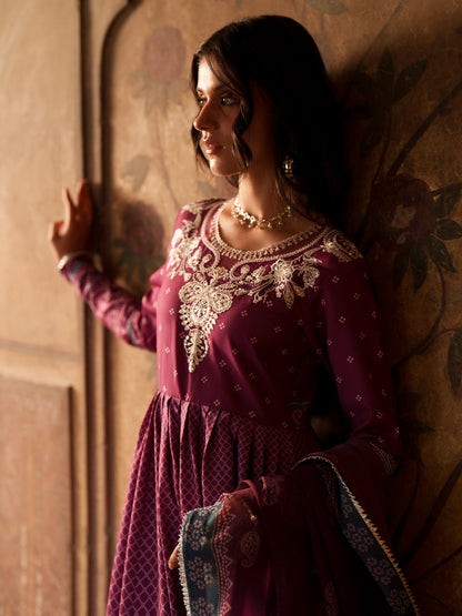 Bin Ilyas | Mausam Summer 26 | 504-A - Luxury Dress - available at Maria Faisal in UK and USA.