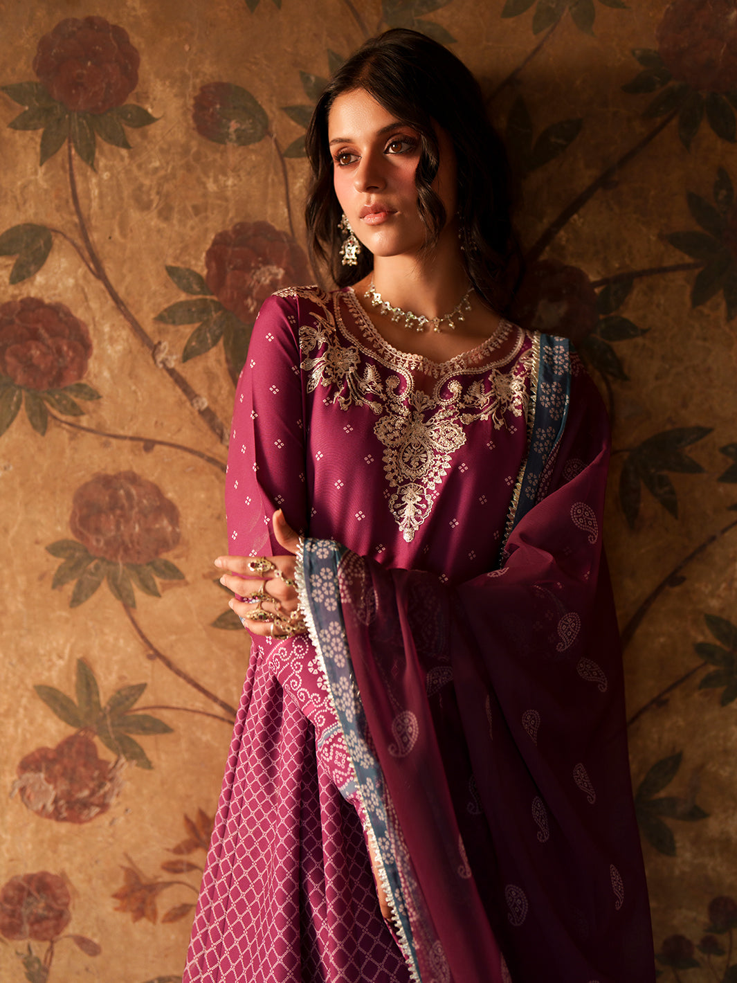 Bin Ilyas | Mausam Summer 26 | 504-A - Luxury Dress - available at Maria Faisal in UK and USA.