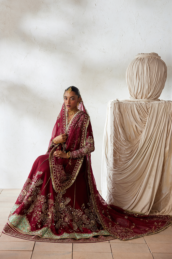 Suffuse | Freeshia Wedding Formals | Nusha - Wedding Dress - available at Maria Faisal in UK and USA.