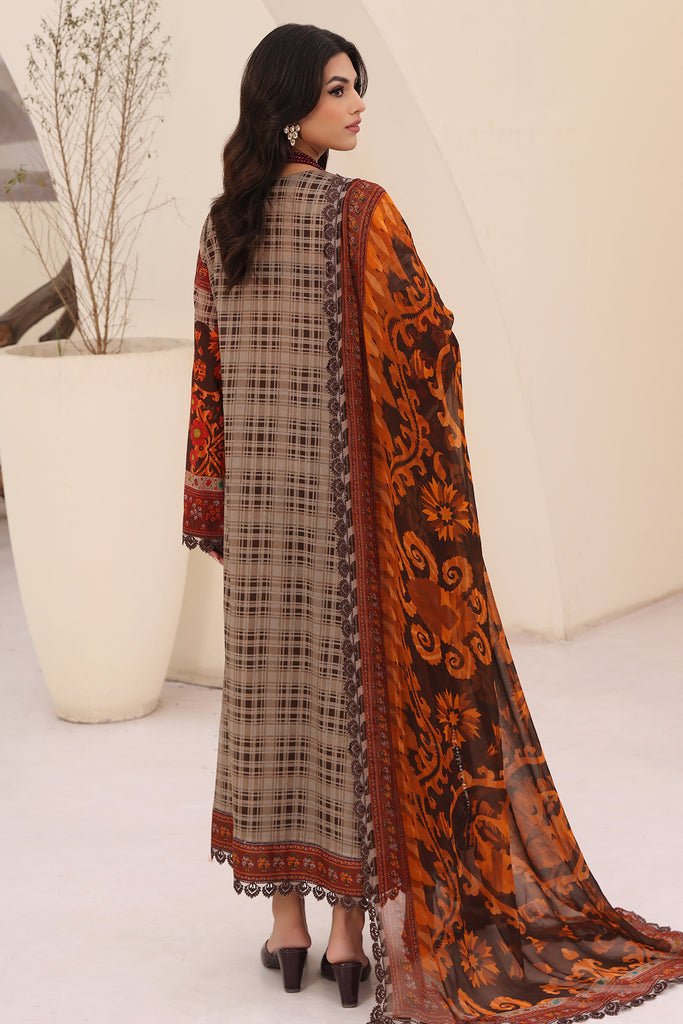 Charizma | Naranji Embroidered Lawn 24 | CN4-010 - Maria Faisal