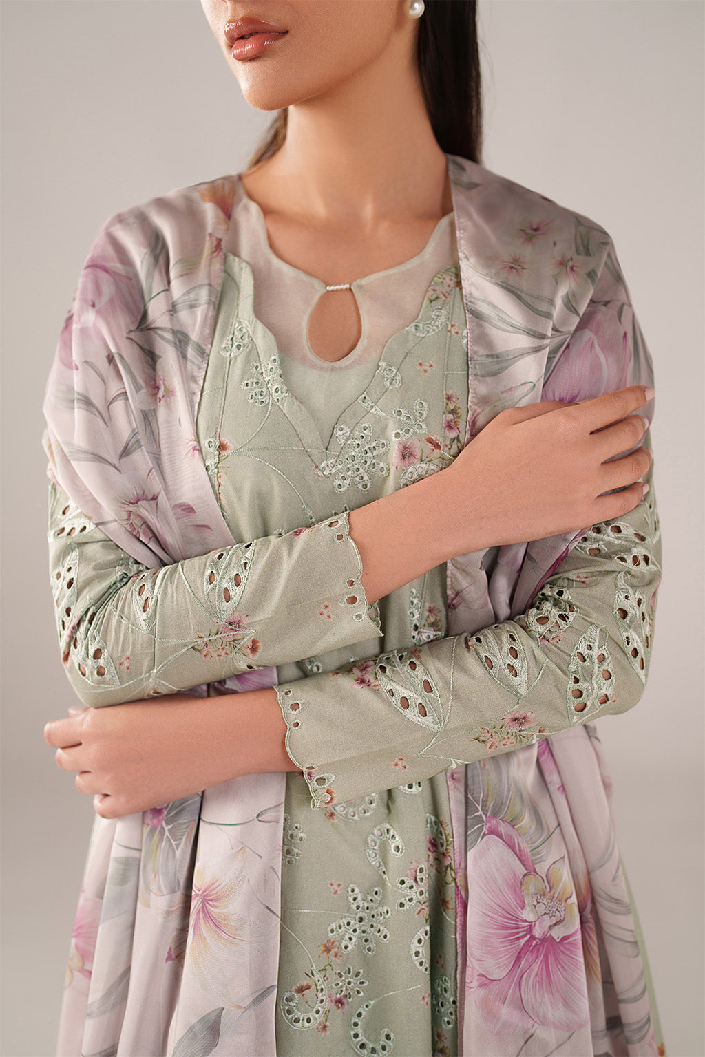 Iznik | Spring/Summer Lawn 26 | SS-03 - Luxury Dress - available at Maria Faisal in UK and USA.