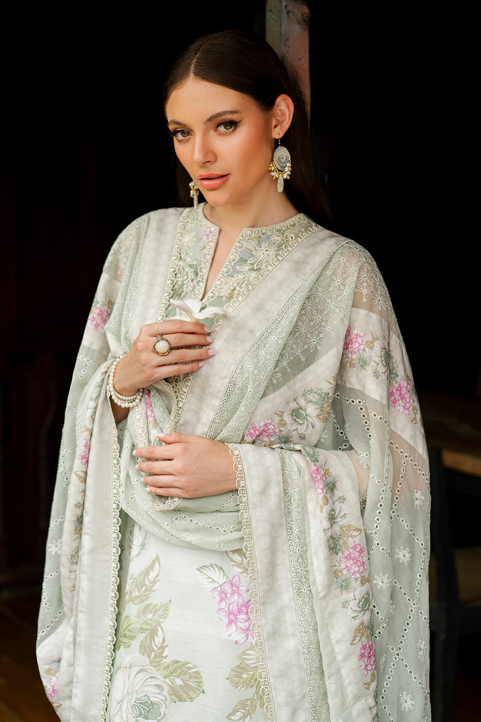 Baroque | Luxury Pret Summer | UF-4269 - Luxury Dress - available at Maria Faisal in UK and USA.