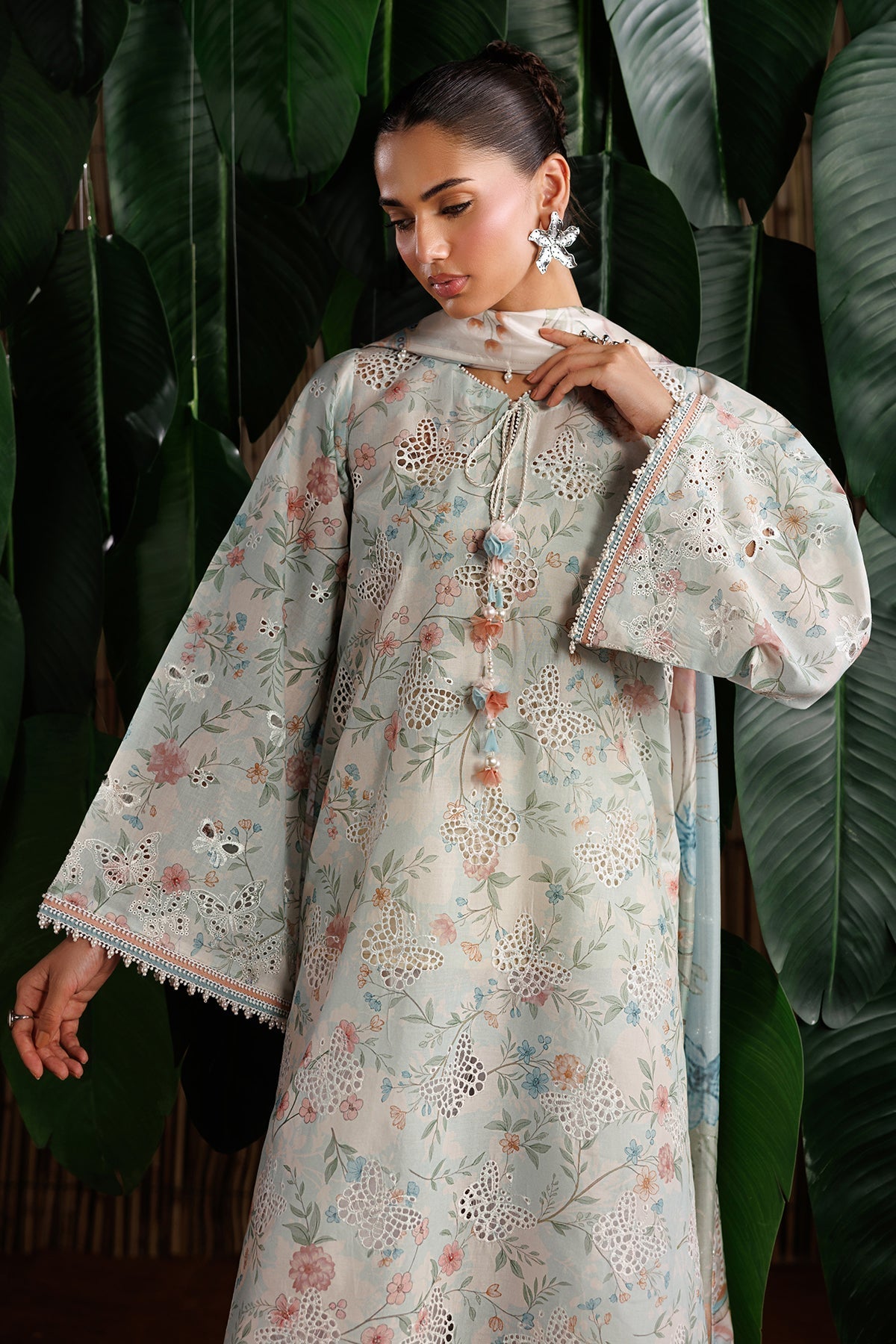 Baroque | Luxury Summer Pret | UF-4530 - Luxury Dress - available at Maria Faisal in UK and USA.