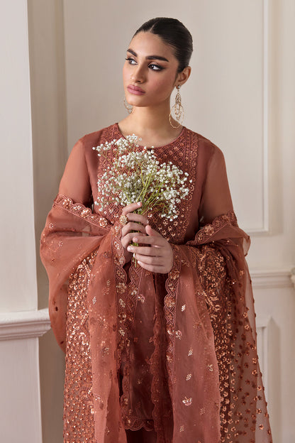 Baroque | Formals Collection | EMBROIDERED CHIFFON UF-296 - Formal Dress - available at Maria Faisal in UK and USA.