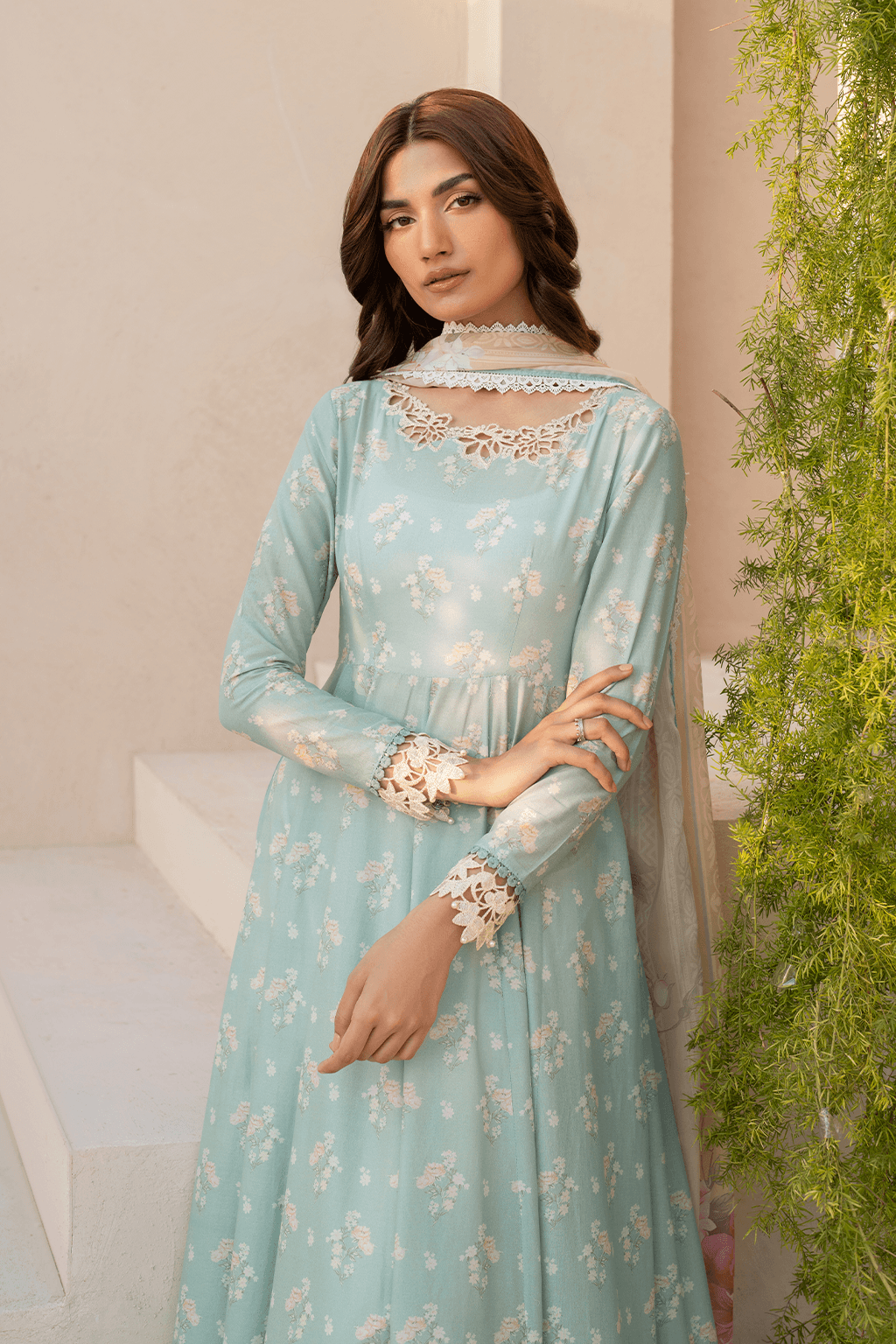 Iznik | Festive Lawn 25 | EFL-06 by Maria Faisal - Registered Vendor of : Iznik - type : Ladies Clothes - 100% original wedding dresses