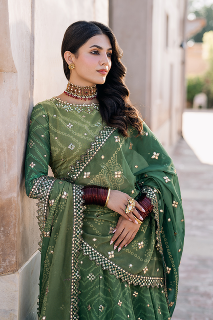 Iznik | Bandhani Formals | UE-328 - Ladies Clothes 