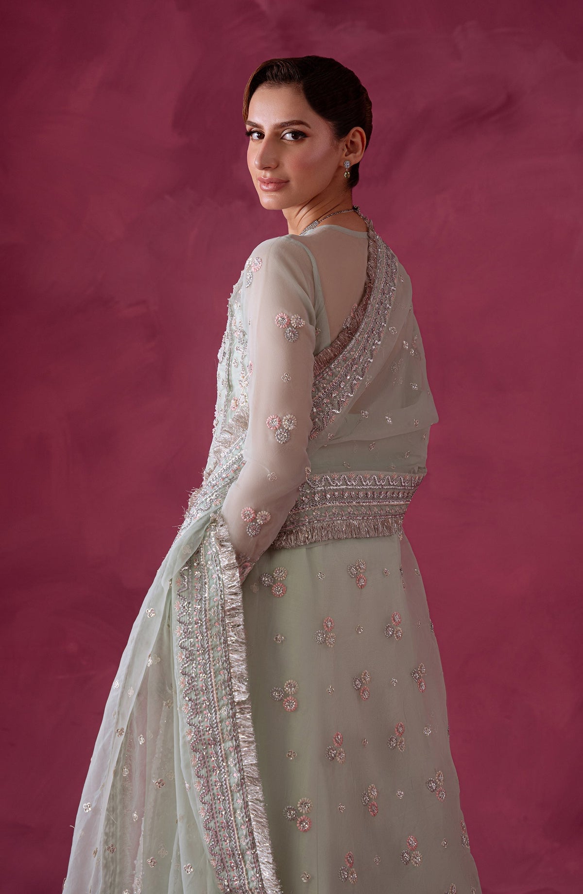 Eleshia | Zarin Wedding Formals 26 | Serene - Wedding Dress - available at Maria Faisal in UK and USA.