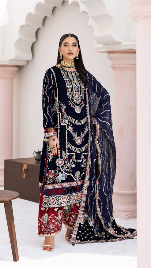 Zebtan | Andaz e Makhmal | ZAM-11 - Ladies Clothes - Maria Faisal
