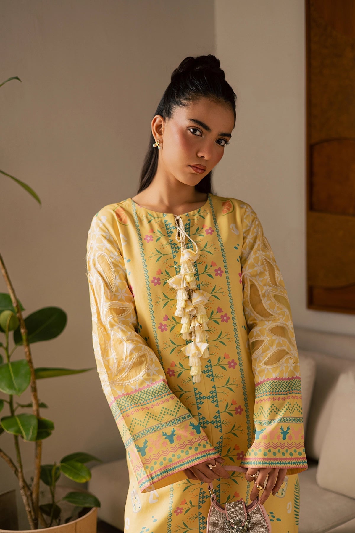 Vanya | Co Ords | CO-124 - Casual Dress - available at Maria Faisal in UK and USA.