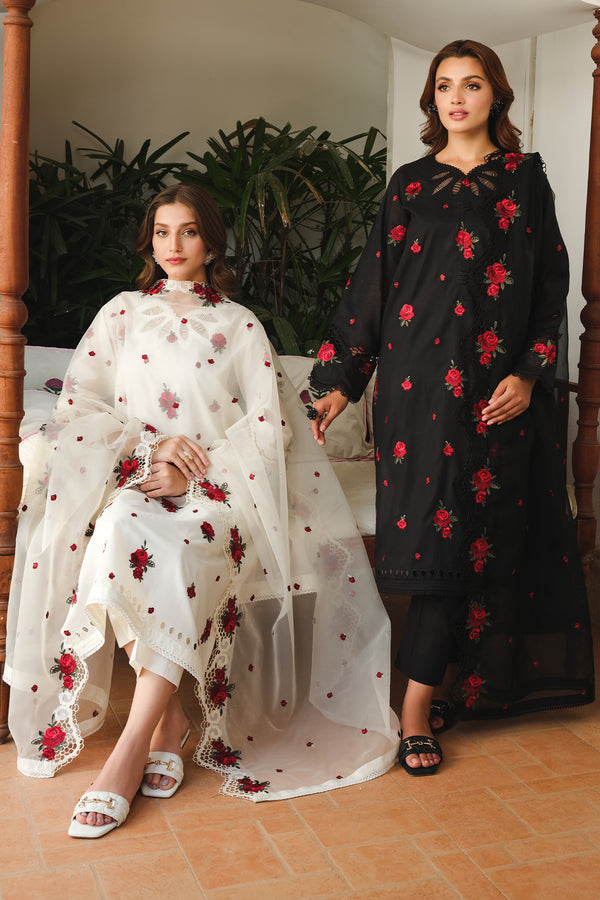 Baroque | Luxury Pret 24 | LAWN UF-647 - Designer Dress with Intricate embroidery and embellishments. Shop elegent wedding dress at Maria Faisal.