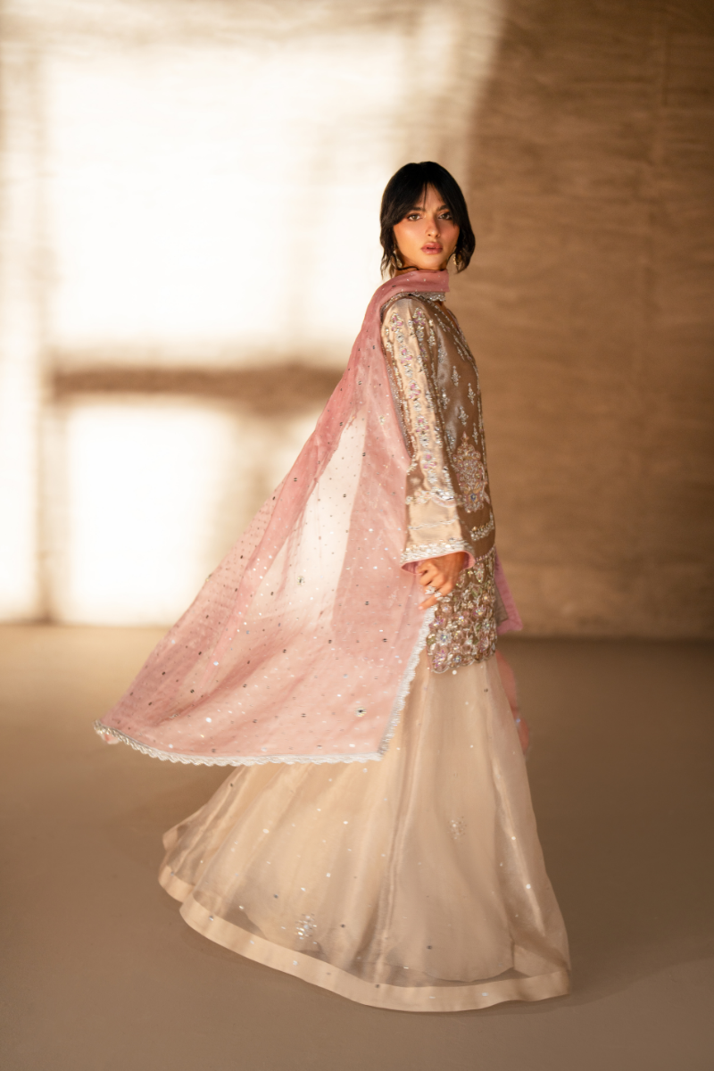 Sana Abbas | Zalea Formals | RANIA - Formal Dress - available at Maria Faisal in UK and USA.