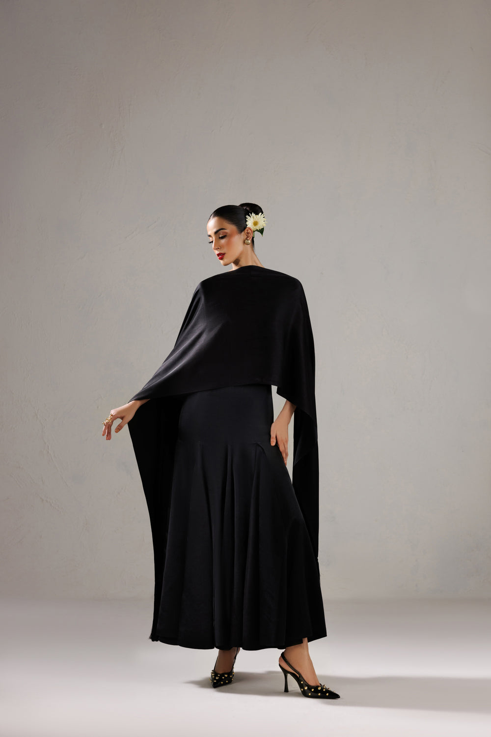 Caia | Basics 26 | Look 15 - Luxury Dress - available at Maria Faisal in UK and USA.