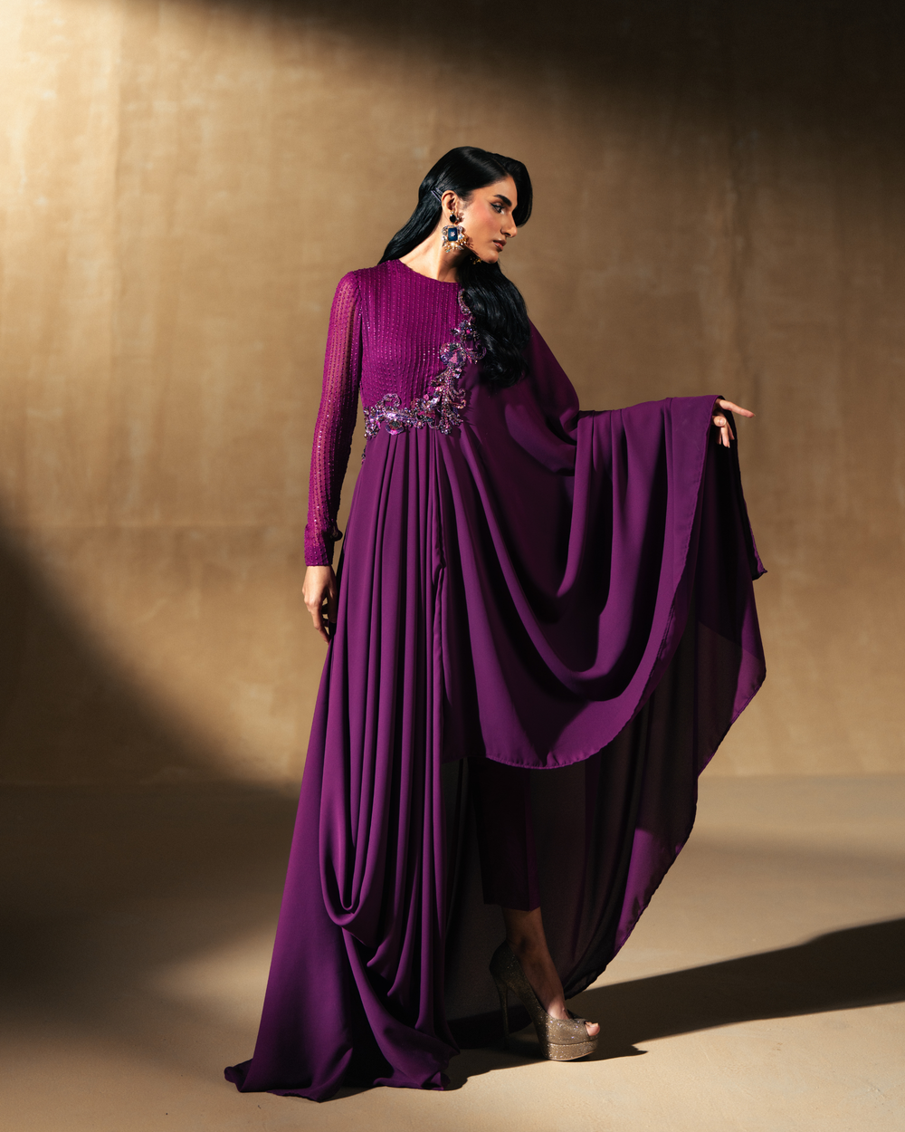 Vasal | Zyra Luxe Pret 26 | Divine drape - Ladies Clothes - Maria Faisal