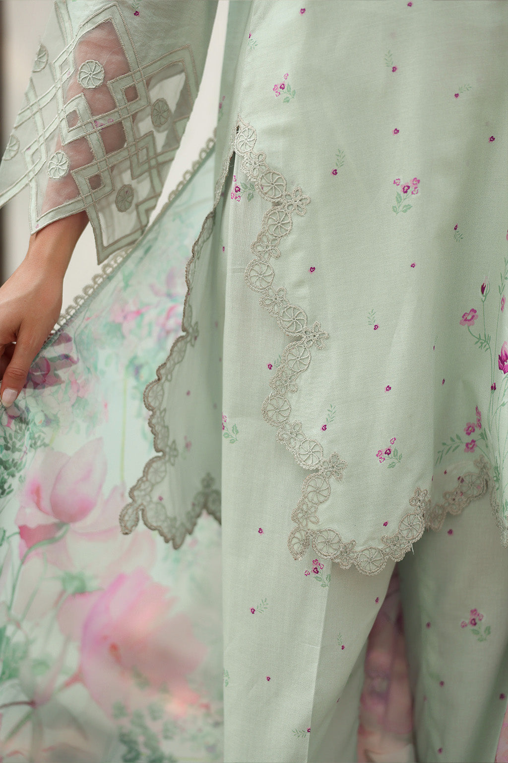 Iznik | lawn 26 | UE-500 - Dress - available at Maria Faisal in UK and USA.