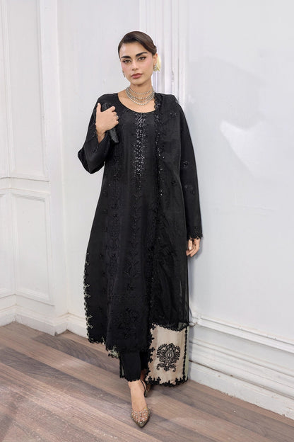 Rangrasiya | Lumeire Silk | Eclipse - Luxury Dress - available at Maria Faisal in UK and USA.