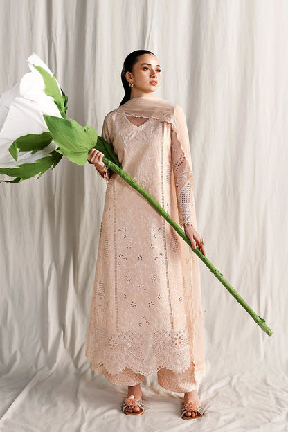 Azure | Luxury Lawn 26 | Petaline - Dress - available at Maria Faisal in UK and USA.