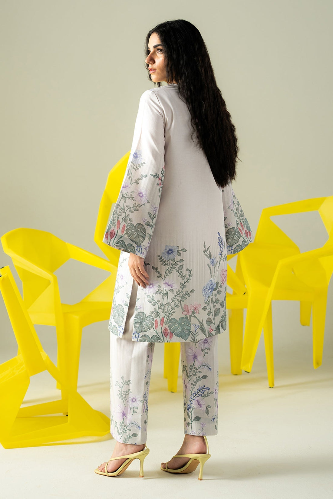 Afrozeh | Coords 25 | Creamy - Ladies Clothes - Maria Faisal
