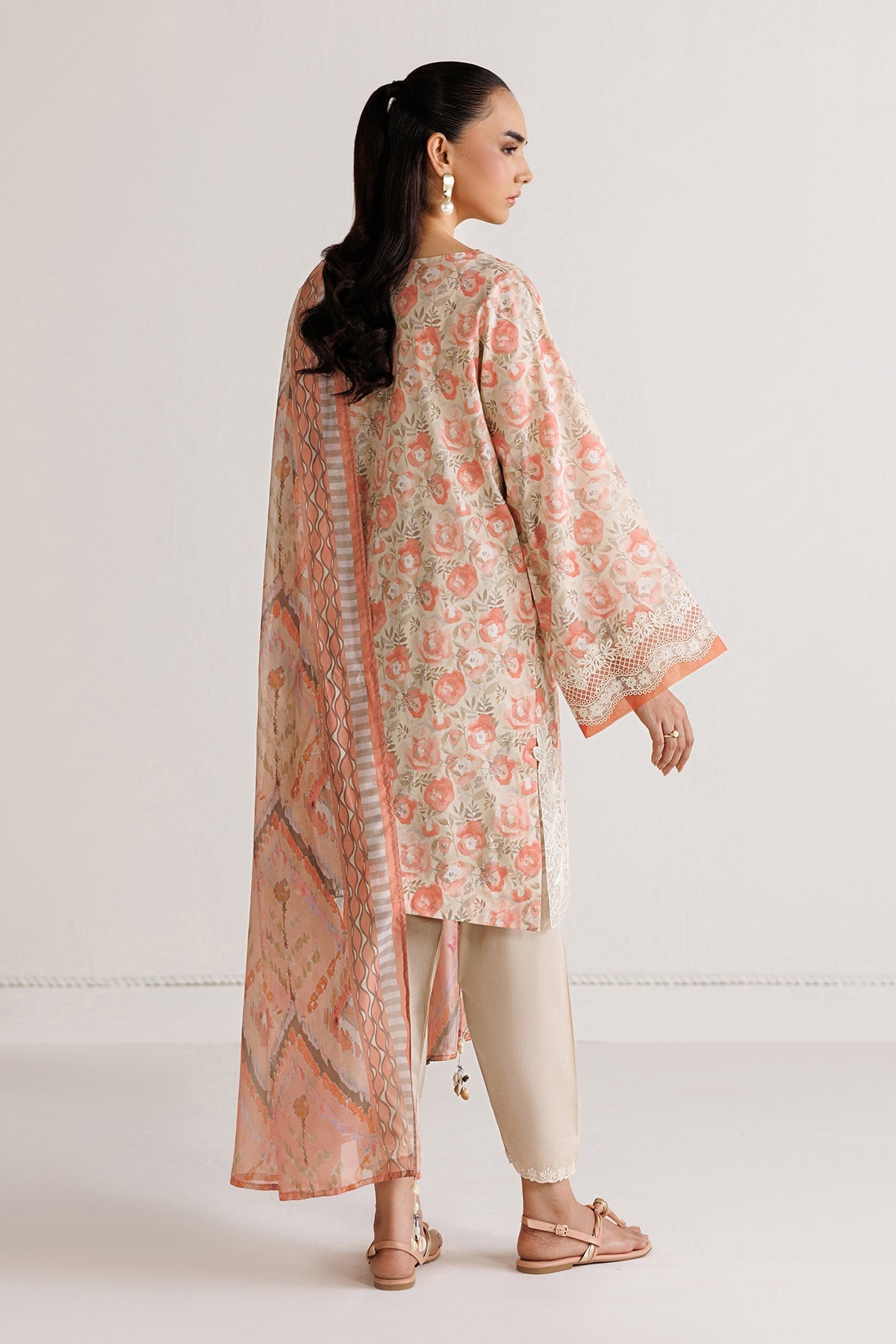 Baroque | Luxury Summer Pret | UF-4495 - Luxury Dress - available at Maria Faisal in UK and USA.
