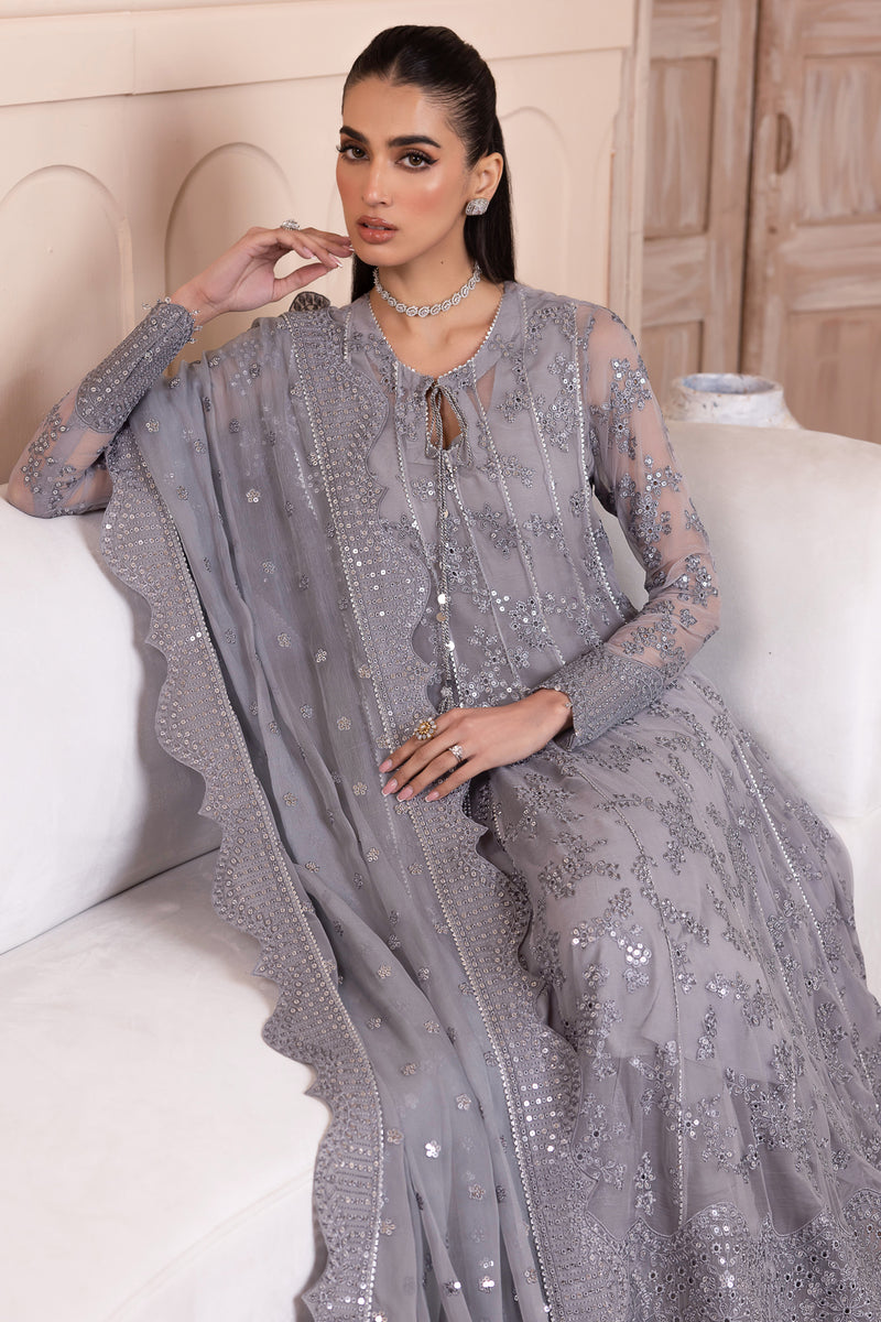 Jazmin | Formals Collection | CHIFFON UC-3045 - Ladies Clothes - Maria Faisal