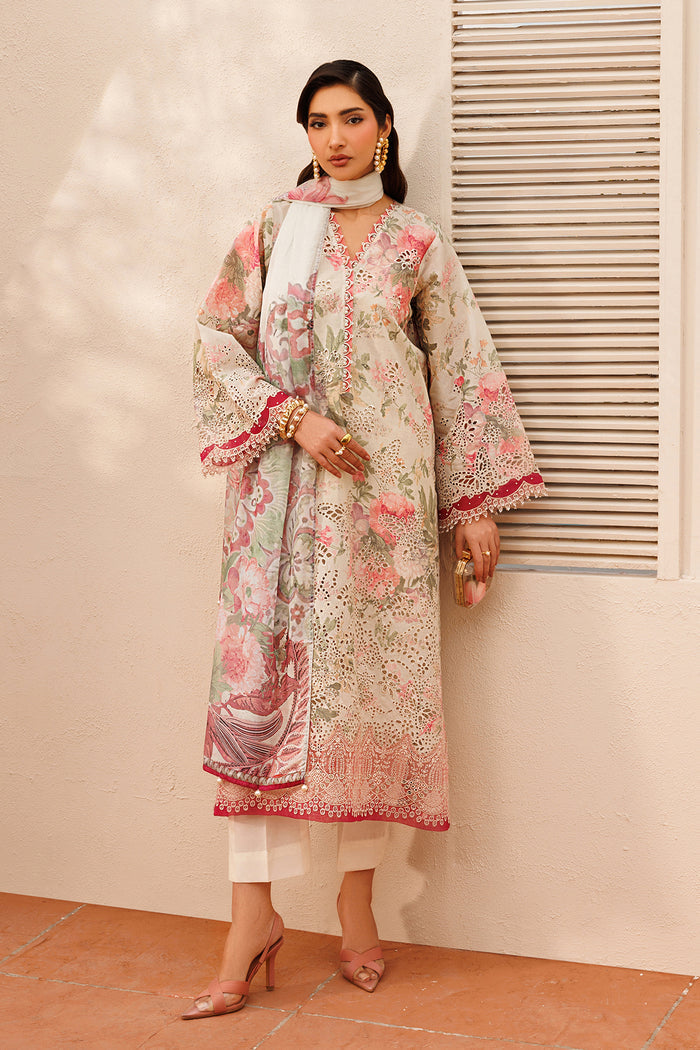 Baroque | Luxury Pret Summer | UF-4397 - Luxury Dress - available at Maria Faisal in UK and USA.