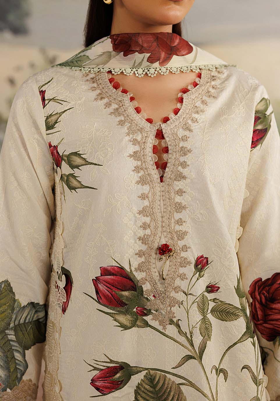 Zarqash | RimJhim The Moonsoon Edit 26 |BAHAR ZQ002 - Casual Dress - available at Maria Faisal in UK and USA.