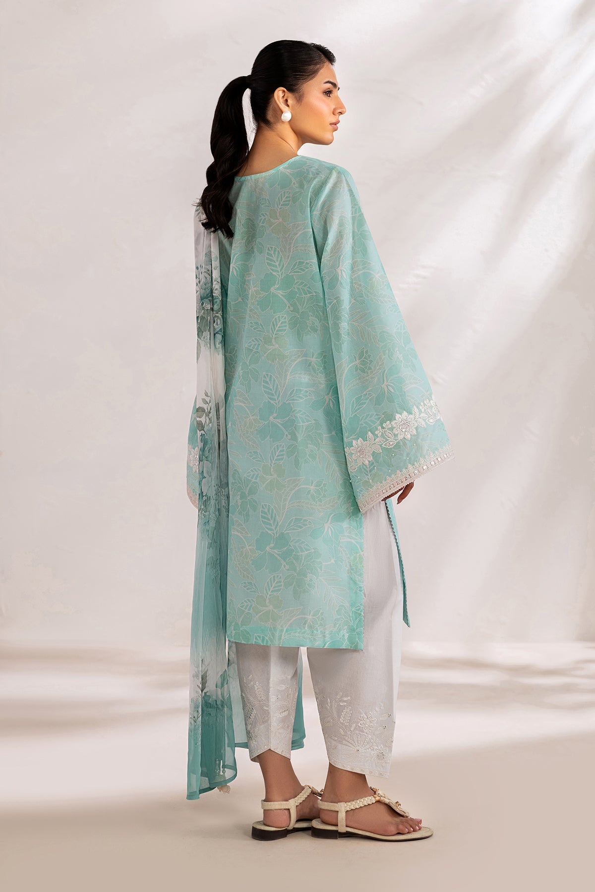 Baroque | Luxury Summer Pret | UF-4451 - Luxury Dress - available at Maria Faisal in UK and USA.
