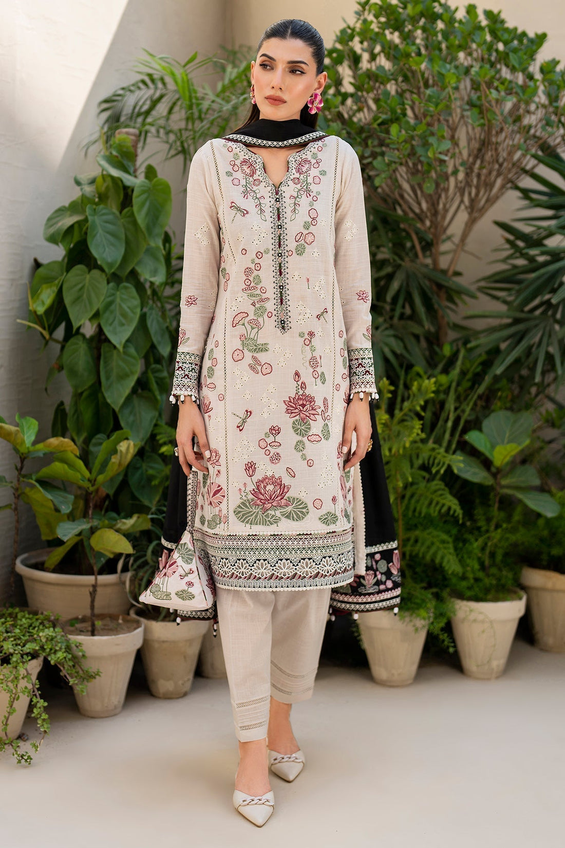 Jazmin | Irish Lawn SS 24 | D8 - Maria Faisal.