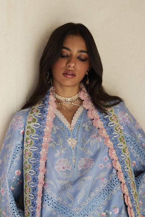 Suffuse | Lawn Eid 26 | ELANI - Luxury Dress - available at Maria Faisal in UK and USA.