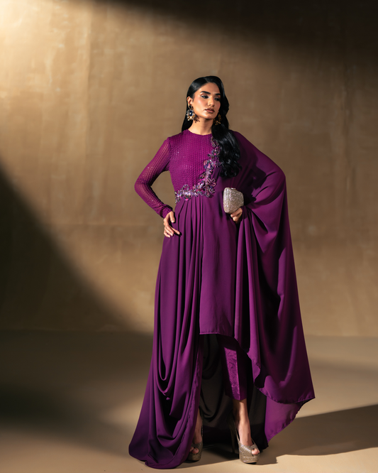 Vasal | Zyra Luxe Pret 26 | Divine drape - Ladies Clothes - Maria Faisal