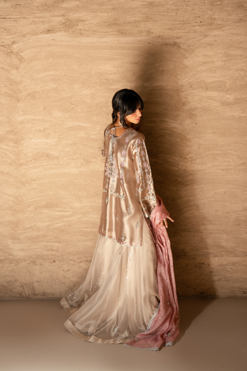 Sana Abbas | Zalea Formals | RANIA - Formal Dress - available at Maria Faisal in UK and USA.