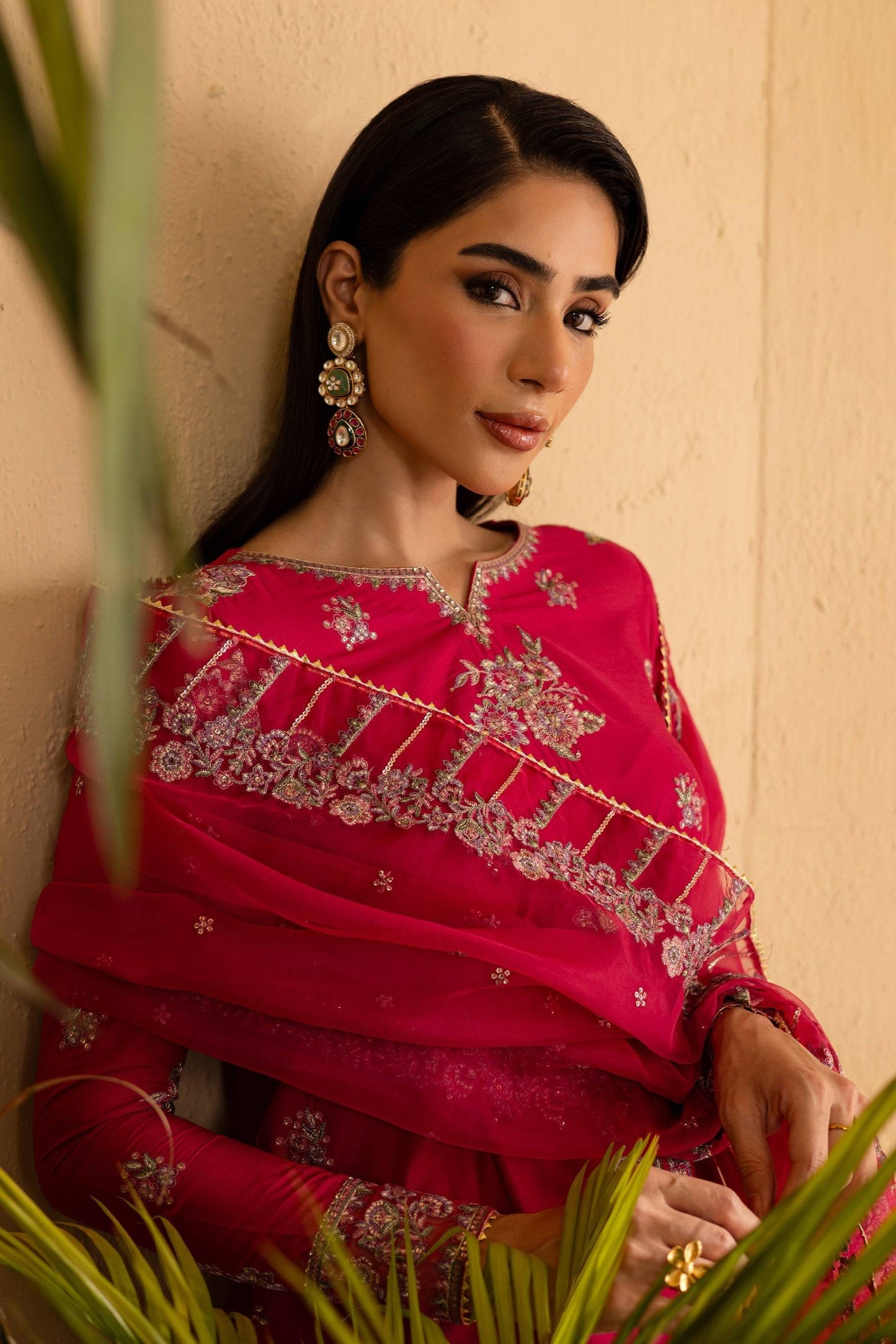 Batik | Nyra Embroidered Summer Solids | Zinnia by Maria Faisal - Registered Vendor of : Batik - type : Ladies Clothes - 100% original wedding dresses