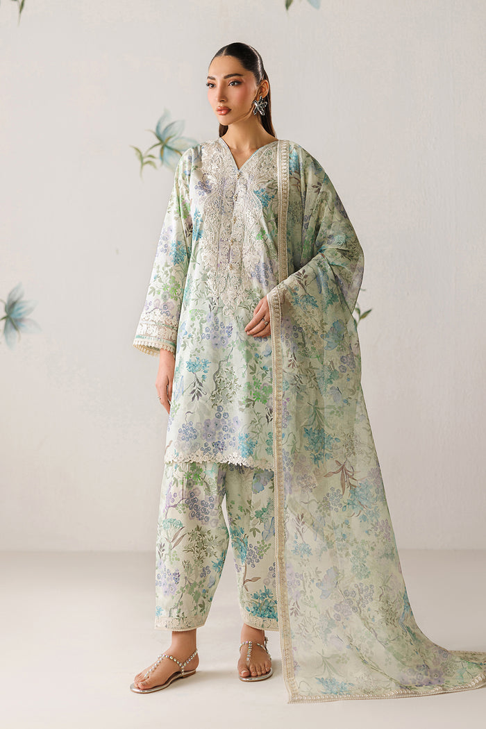 Baroque | Luxury Pret Summer | UF-4417 - Luxury Dress - available at Maria Faisal in UK and USA.