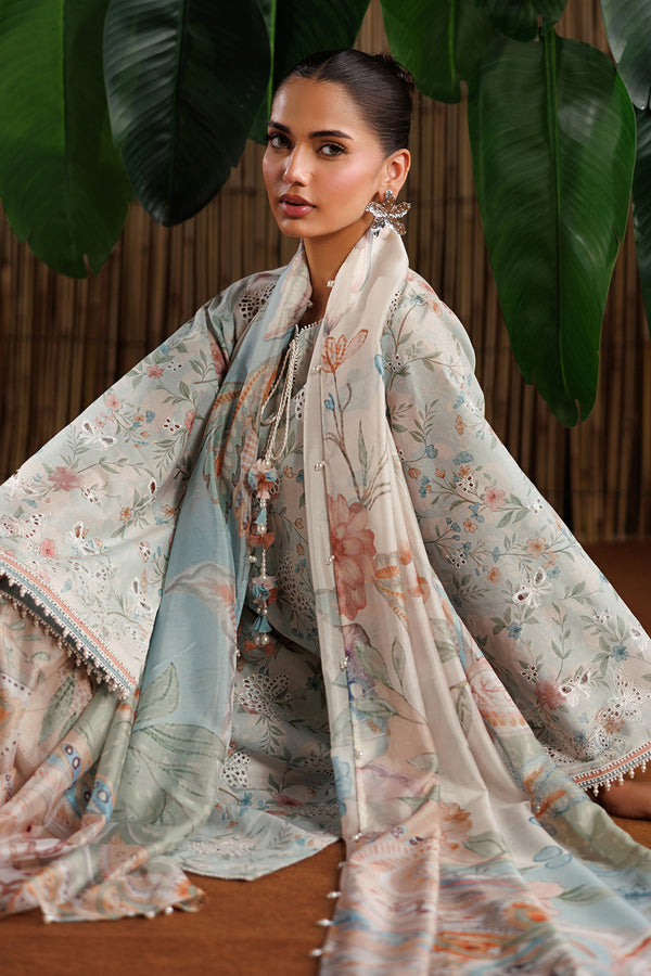 Baroque | Luxury Summer Pret | UF-4530 - Luxury Dress - available at Maria Faisal in UK and USA.