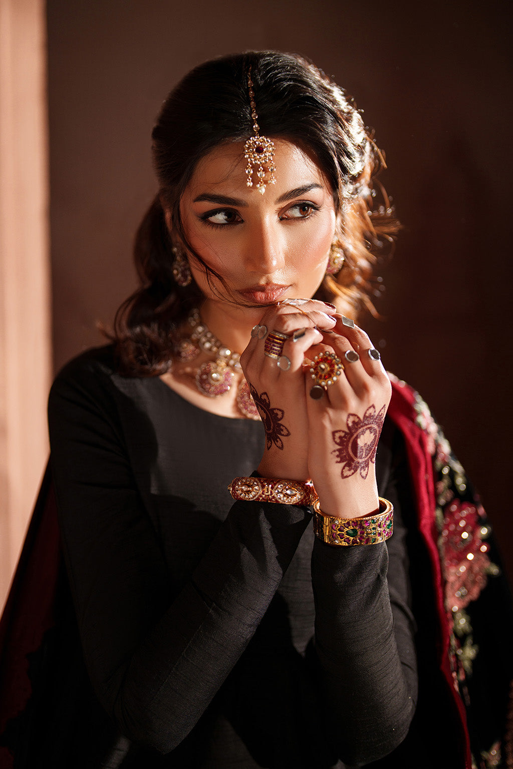 Iznik | Velvet 25 | IV-59 Embroidered Velvet - Formal Dress - available at Maria Faisal in UK and USA.