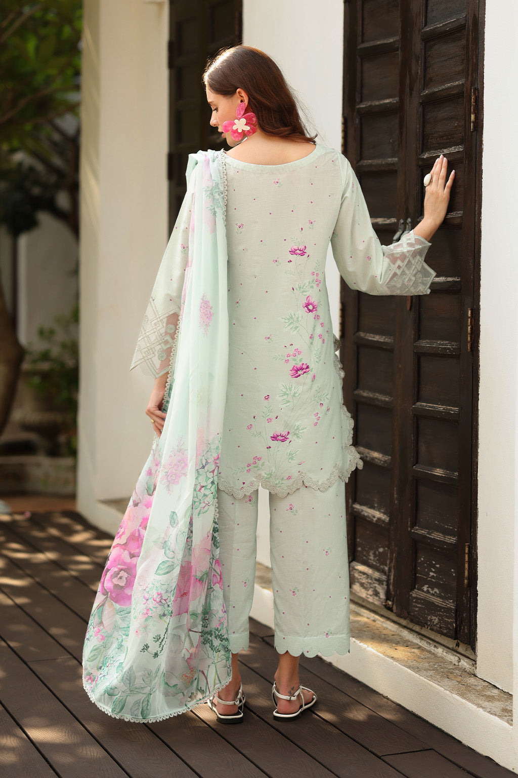 Iznik | lawn 26 | UE-500 - Dress - available at Maria Faisal in UK and USA.