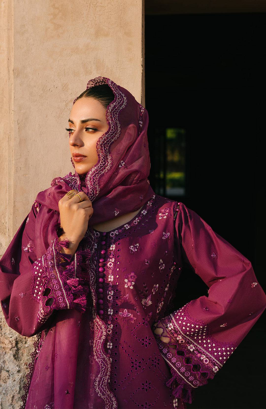 Fiona | Sarang Lawn 25 | Feride by Maria Faisal - Registered Vendor of : Fiona - type : Ladies Clothes - 100% original wedding dresses