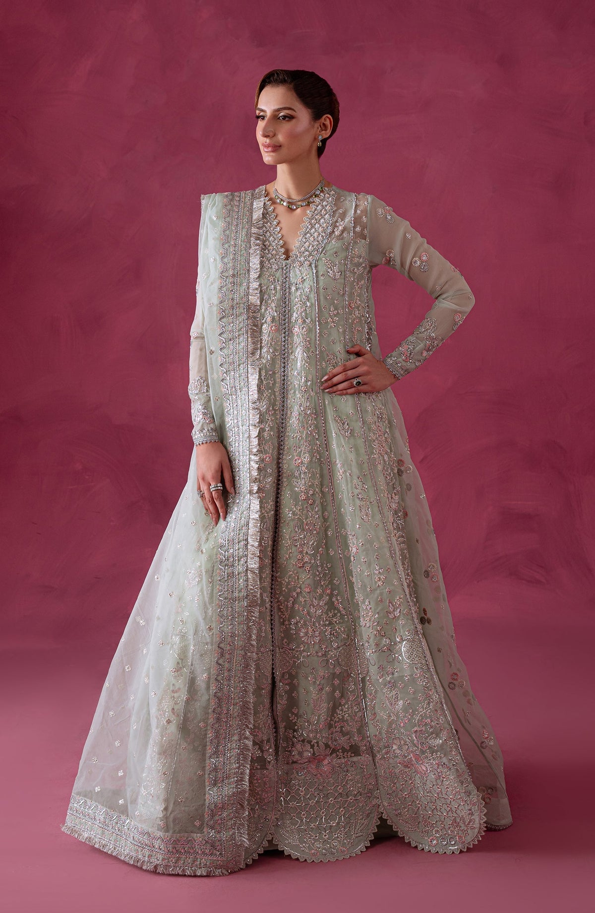 Eleshia | Zarin Wedding Formals 26 | Serene - Wedding Dress - available at Maria Faisal in UK and USA.