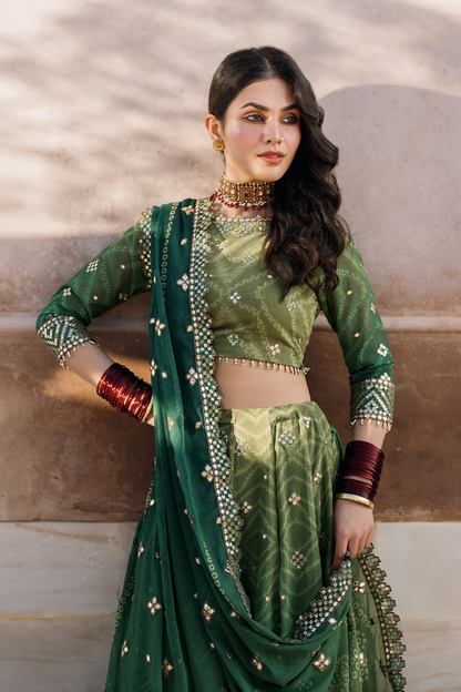 Iznik | Bandhani Formals | UE-328 - Ladies Clothes 