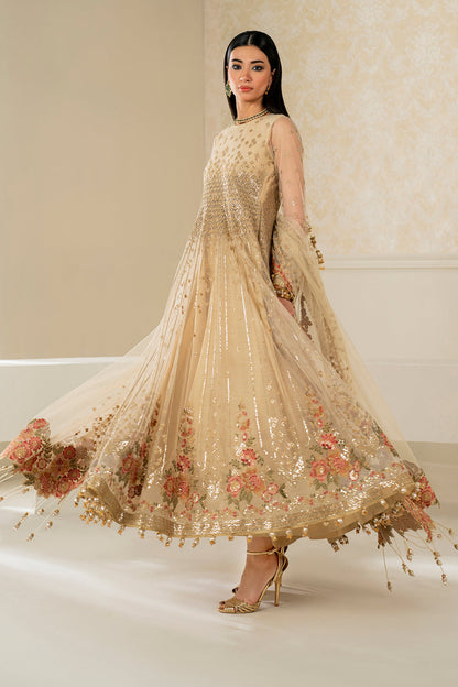 Baroque | Formals Collection | EMBROIDERED NET UF-4159 - Formal Dress - available at Maria Faisal in UK and USA.