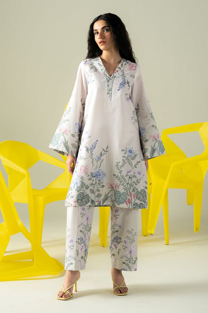 Afrozeh | Coords 25 | Creamy - Ladies Clothes - Maria Faisal