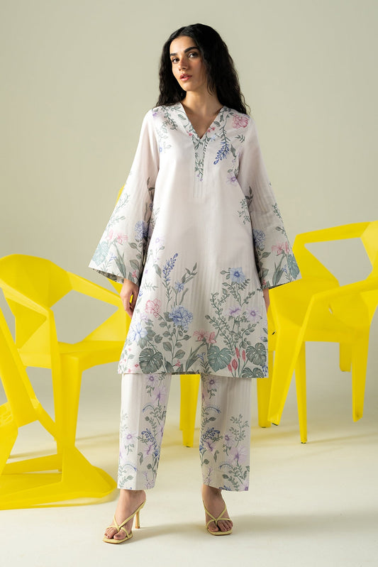 Afrozeh | Coords 25 | Creamy - Ladies Clothes - Maria Faisal