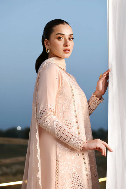 Azure | Luxury Lawn 26 | Petaline - Dress - available at Maria Faisal in UK and USA.