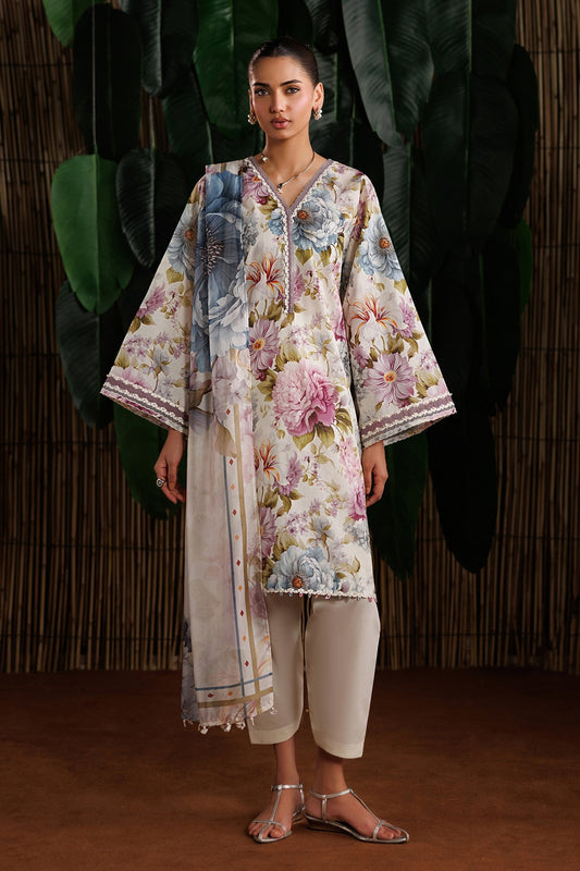 Baroque | Luxury Summer Pret | UF-4531 - Luxury Dress - available at Maria Faisal in UK and USA.