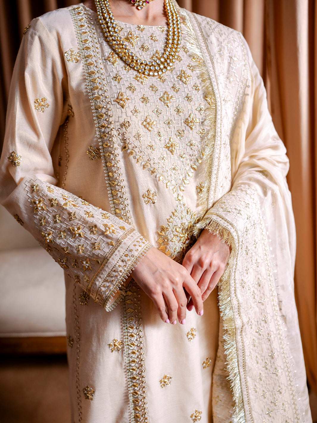 Faiza Faisal | Rema Wedding Formals 24 | Saleha - Designer Dress with Intricate embroidery and embellishments. Shop elegent wedding dress at Maria Faisal.